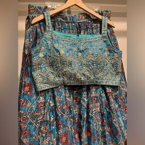 Lehenga / Choli Women's Embroidered Skirt and Top Only